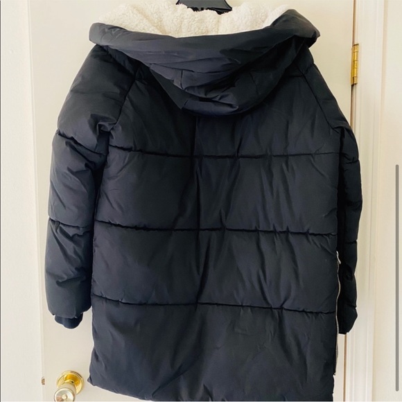 Cherté black puffy winter coat - Picture 2 of 6